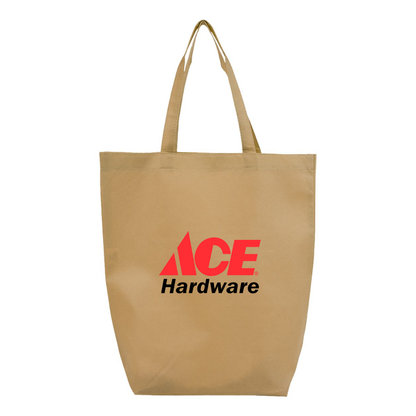 ACE Hardware Logo Q-Tees Non-Woven Gusset Bottom Tote