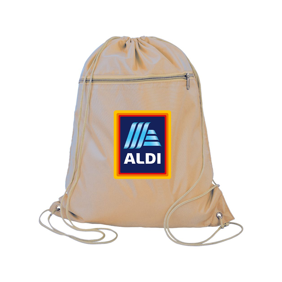 Aldi Logo Q-Tees - Polyester Cinchpack