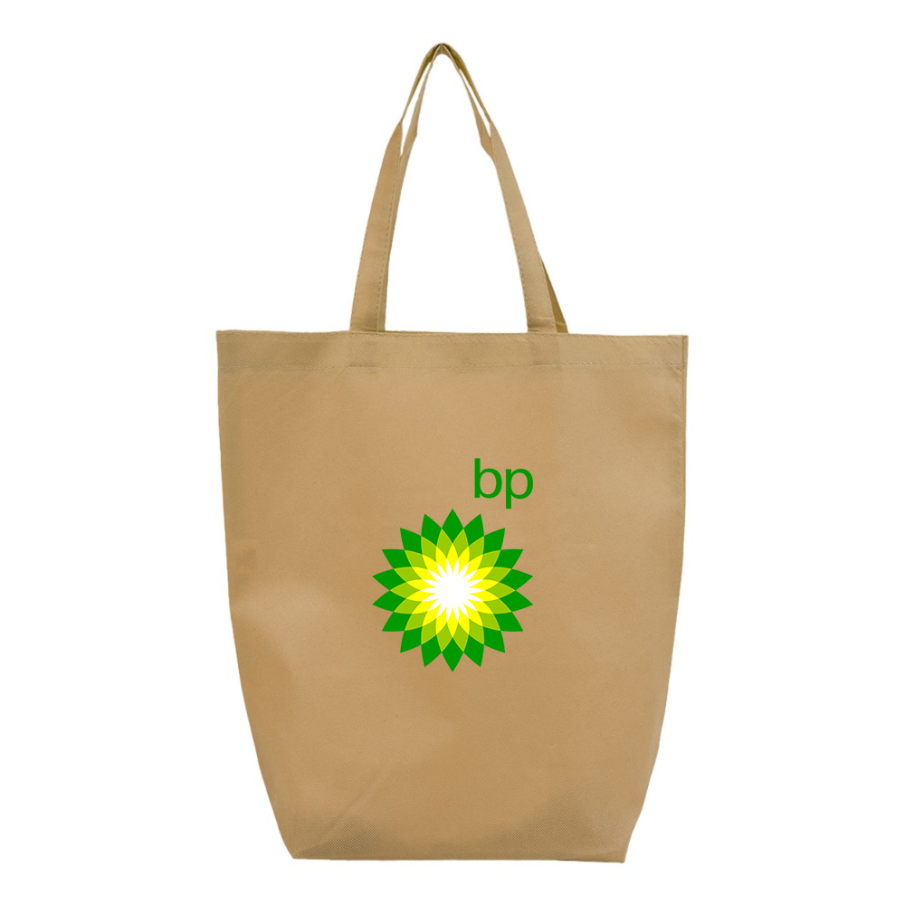 BP Oil Logo Q-Tees Non-Woven Gusset Bottom Tote