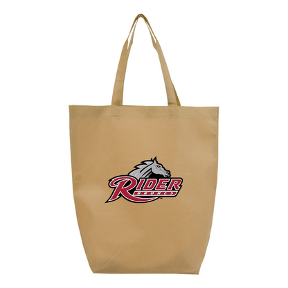 Rider Broncs Logo Q-Tees Non-Woven Gusset Bottom Tote