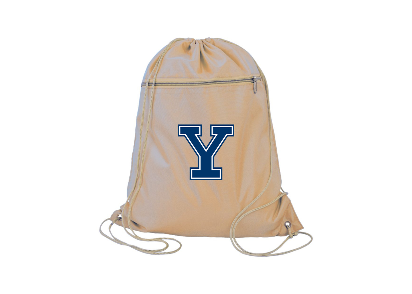 Yale Bulldogs Q-Tees - Polyester Cinchpack