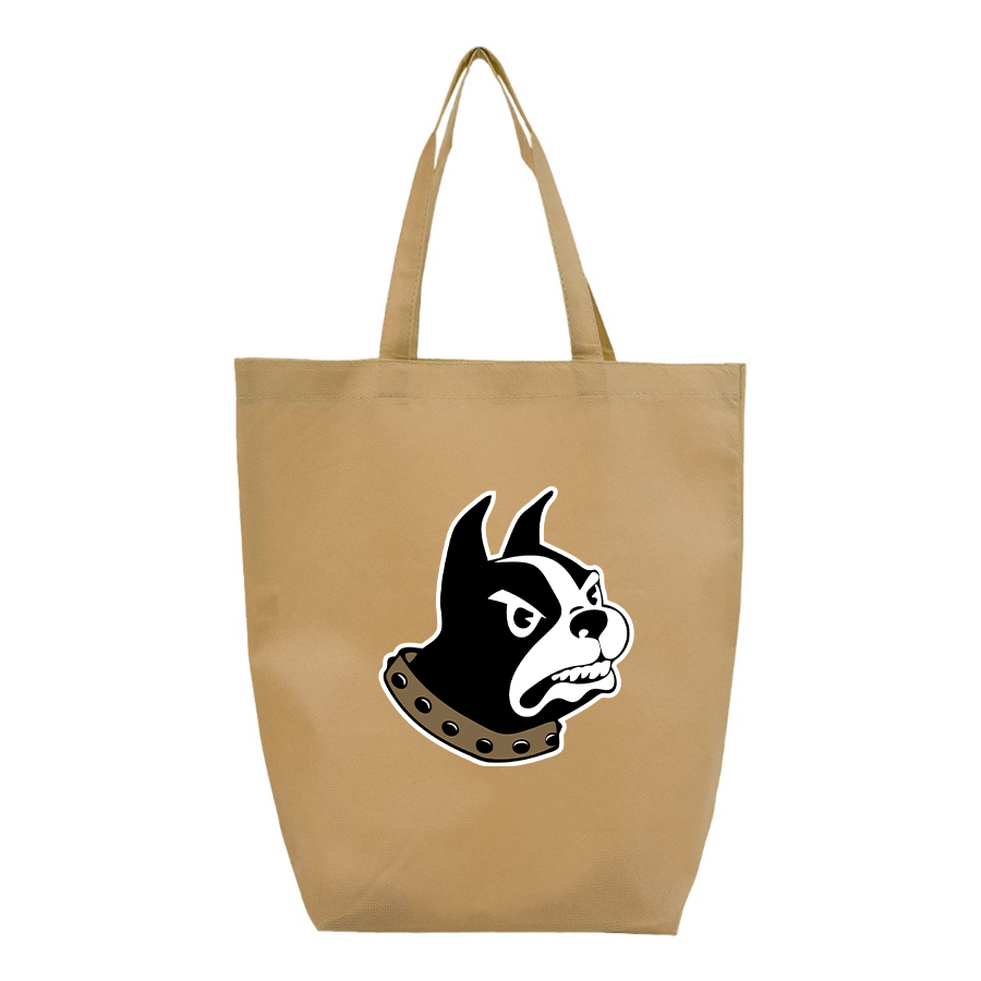 Wofford Terriers Q-Tees Non-Woven Gusset Bottom Tote