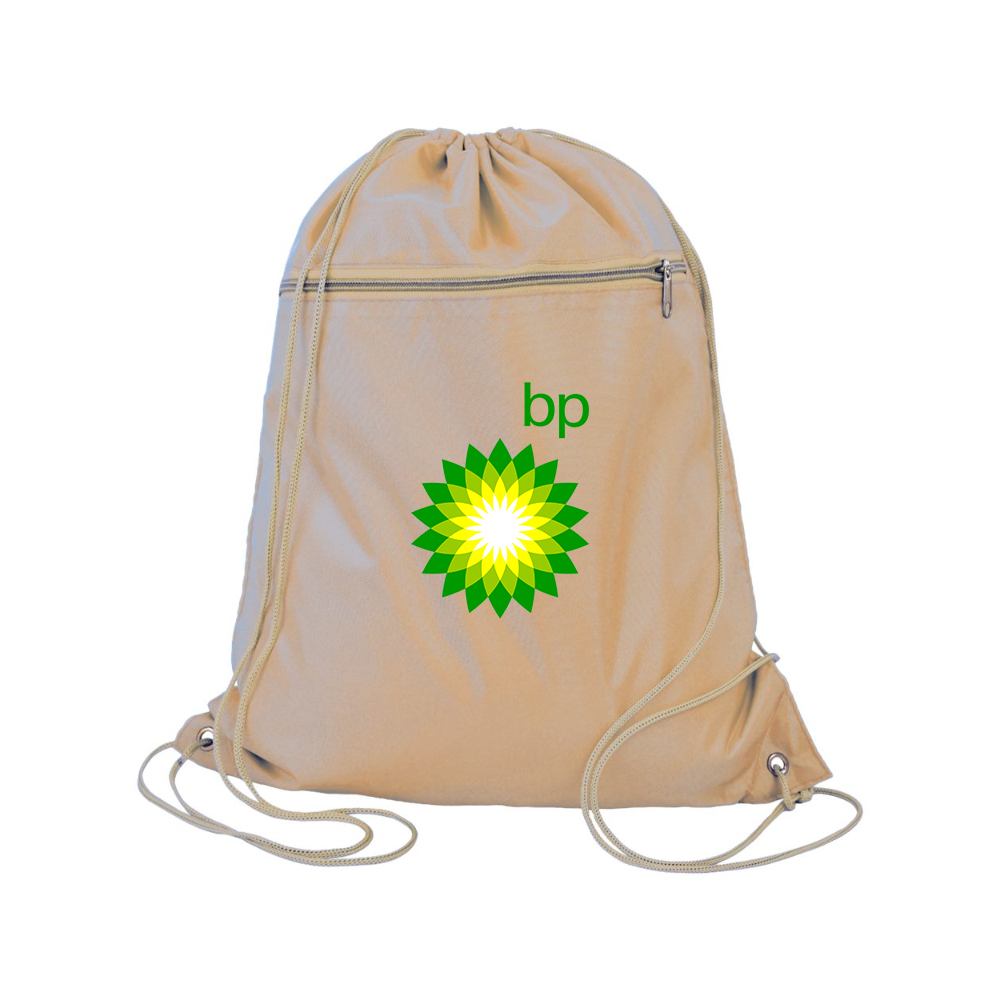 BP Oil Logo Q-Tees - Polyester Cinchpack