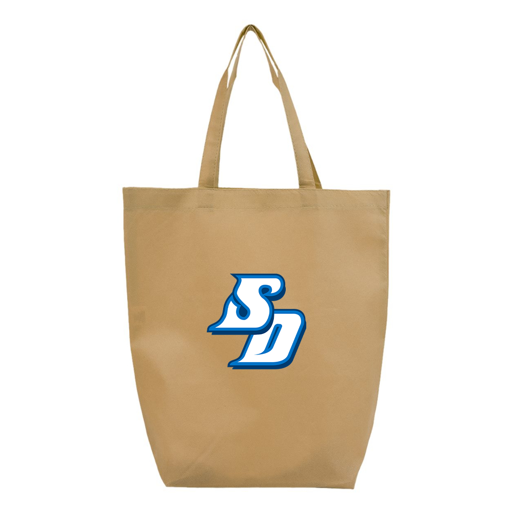 San Diego Toreros Logo Q-Tees Non-Woven Gusset Bottom Tote