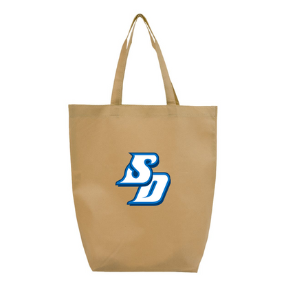 San Diego Toreros Logo Q-Tees Non-Woven Gusset Bottom Tote