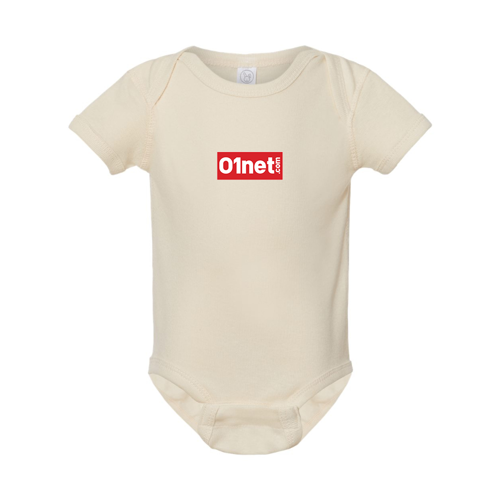 01net Logo  Rabbit Skins Infant Baby Rib Bodysuit
