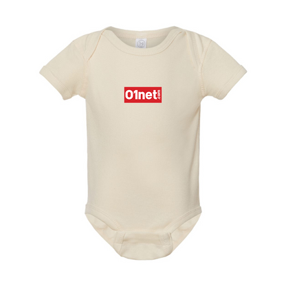 01net Logo  Rabbit Skins Infant Baby Rib Bodysuit
