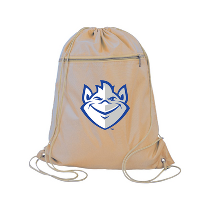 Saint Louis Billikens Logo Q-Tees - Polyester Cinchpack