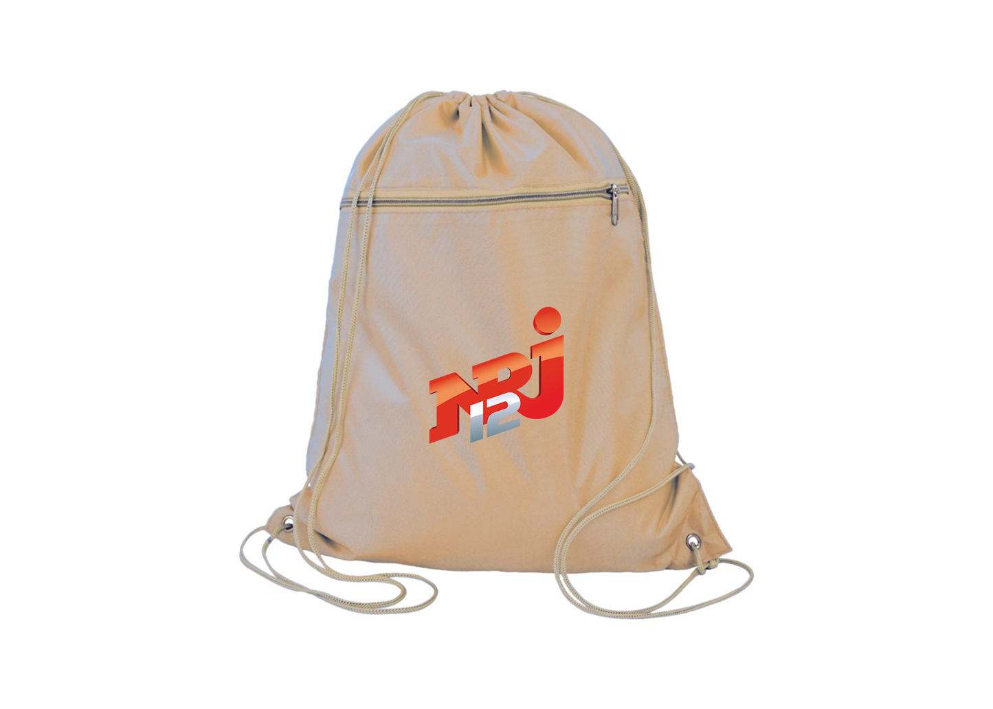 NRJ 12 Logo Q-Tees - Polyester Cinchpack