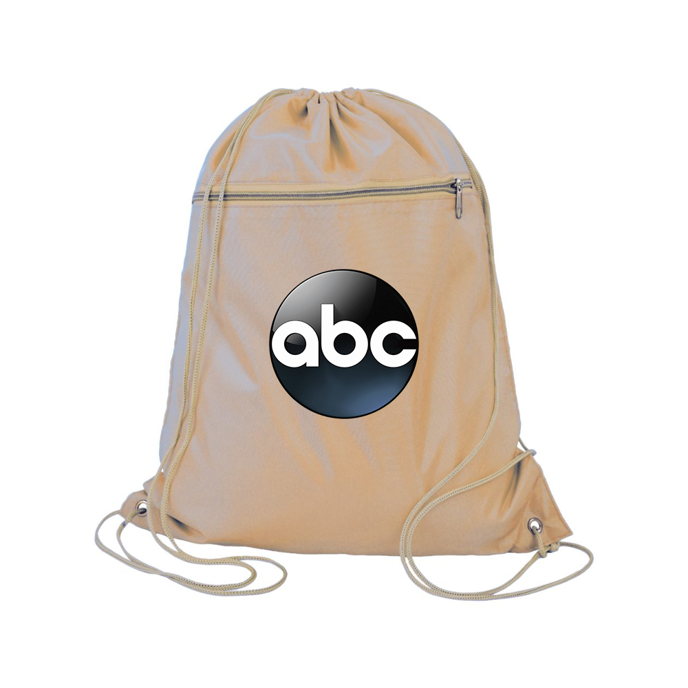 Abc Logo Q-Tees - Polyester Cinchpack