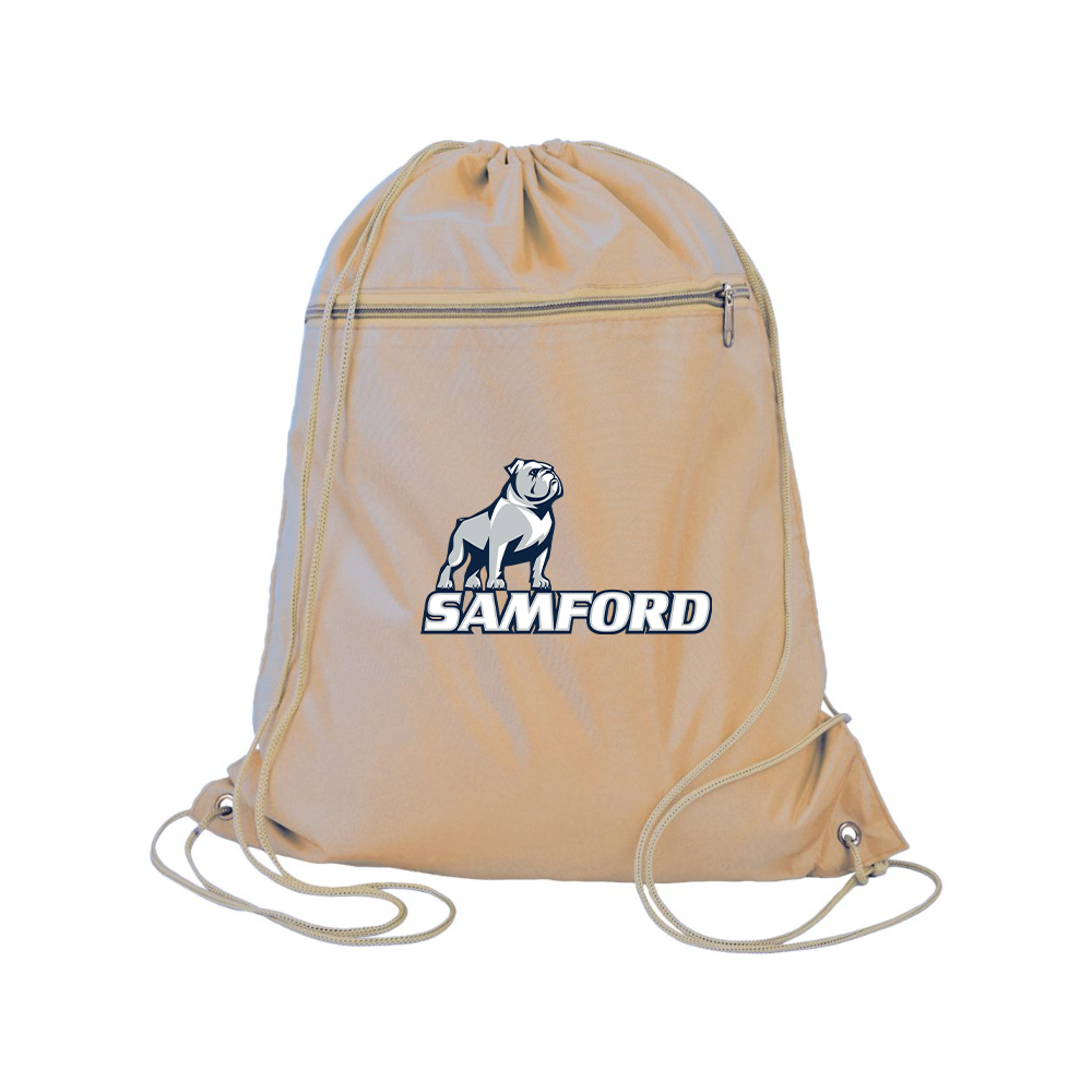Samford Bulldogs Logo Q-Tees - Polyester Cinchpack