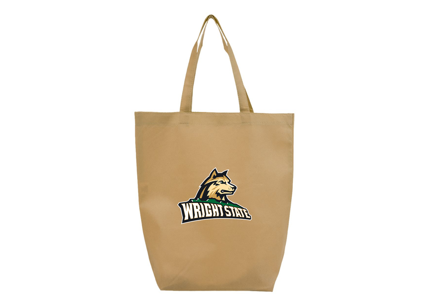 Wright State Raiders Q-Tees Non-Woven Gusset Bottom Tote