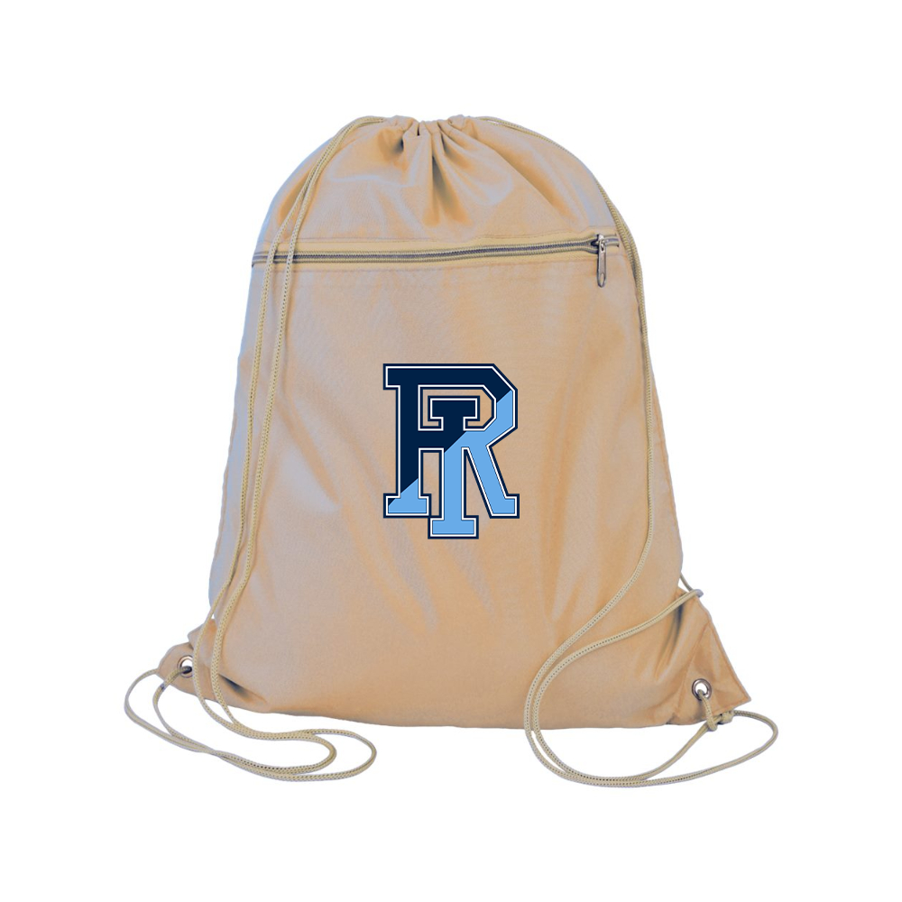 Rhode Island Rams Logo Q-Tees - Polyester Cinchpack