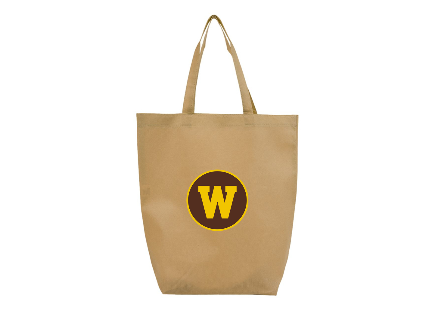 Western Michigan Broncos Q-Tees Non-Woven Gusset Bottom Tote