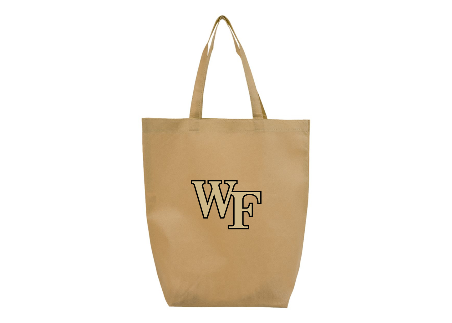 Wake Forest Demon Deacons Q-Tees Non-Woven Gusset Bottom Tote