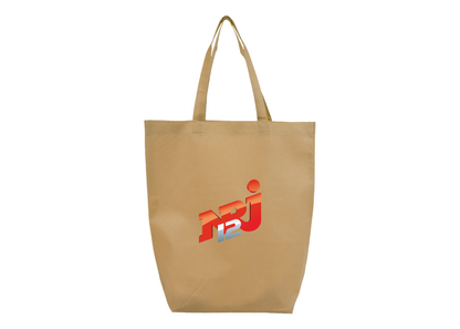 NRJ 12 Logo Q-Tees Non-Woven Gusset Bottom Tote