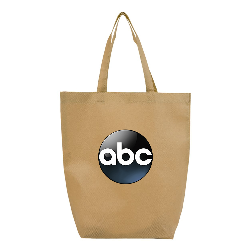 Abc Logo Q-Tees Non-Woven Gusset Bottom Tote