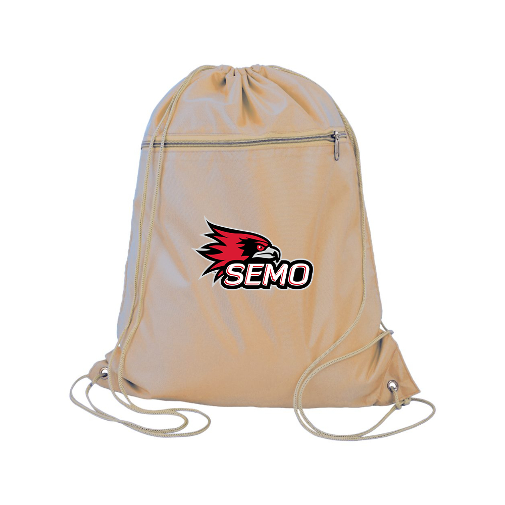 SEMO Redhawks Logo Q-Tees - Polyester Cinchpack