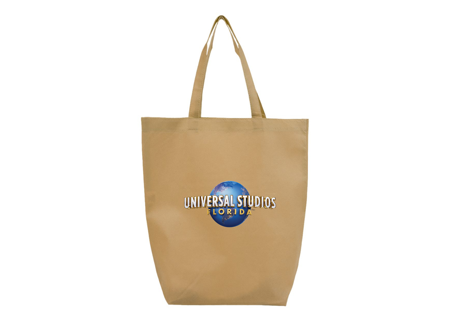 Universal Studios Florida Q-Tees Non-Woven Gusset Bottom Tote
