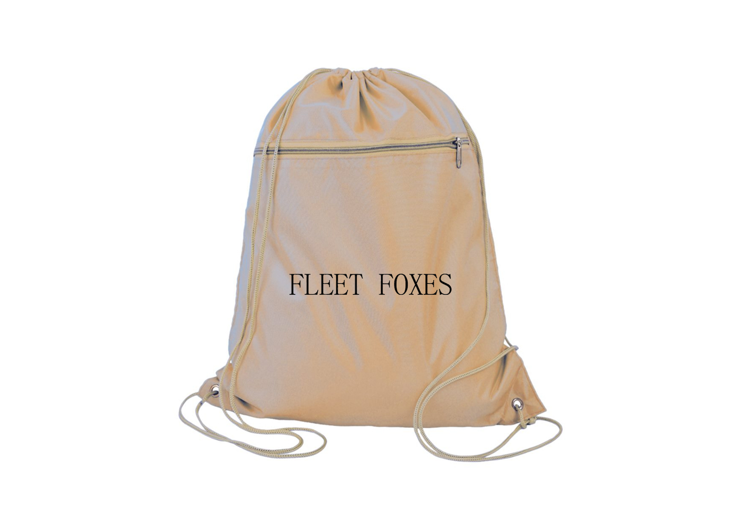 Fleet Foxes Logo Q-Tees - Polyester Cinchpack