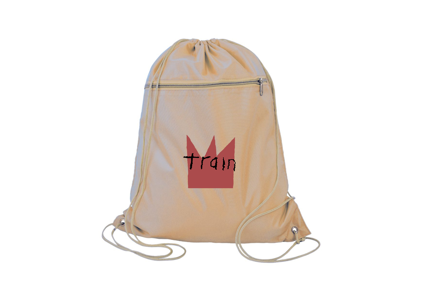 Train Q-Tees - Polyester Cinchpack