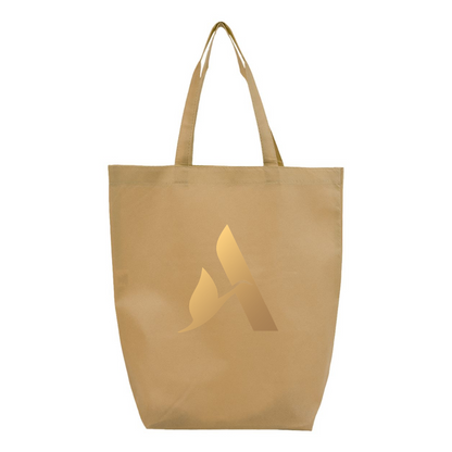 Accor Golden Logo Q-Tees Non-Woven Gusset Bottom Tote