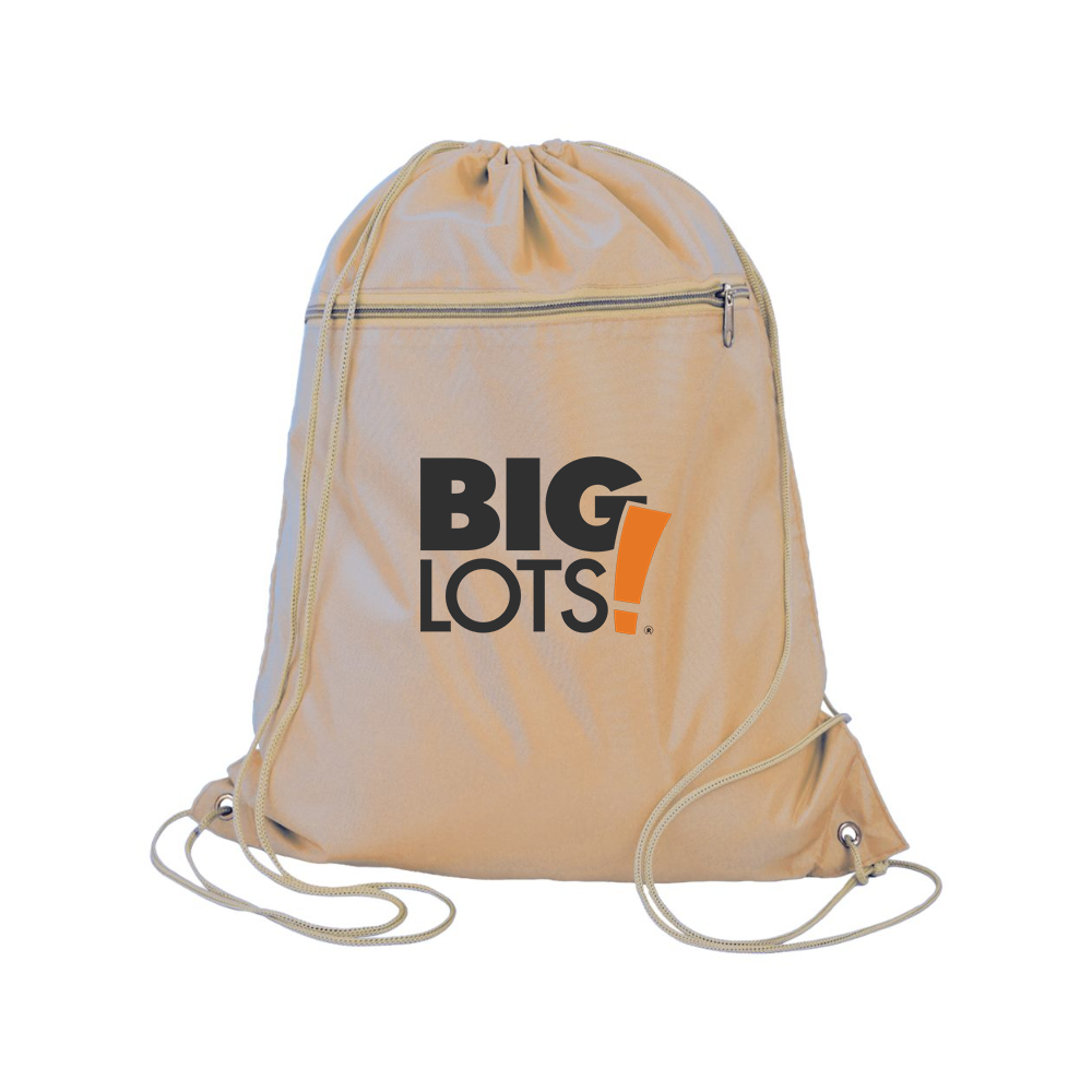Big Lots Logo Q-Tees - Polyester Cinchpack