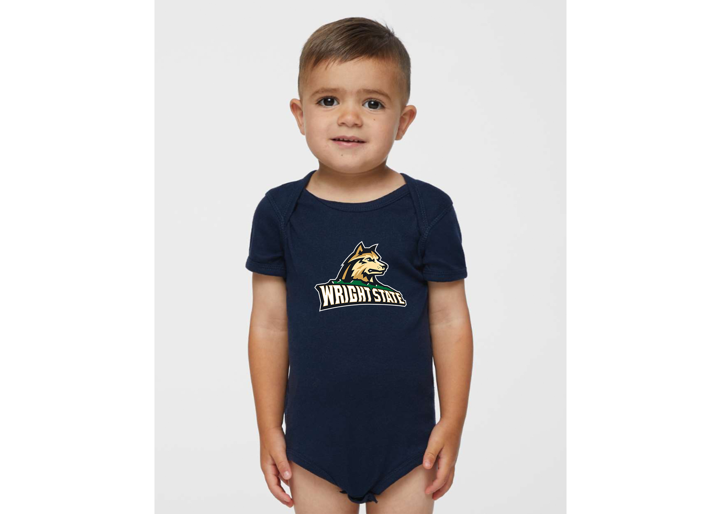 Wright State Raiders Rabbit Skins Infant Baby Rib Bodysuit