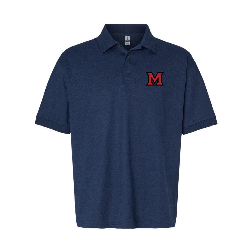 Men's Miami Ohio RedHawks Logo Dry Blend Polo