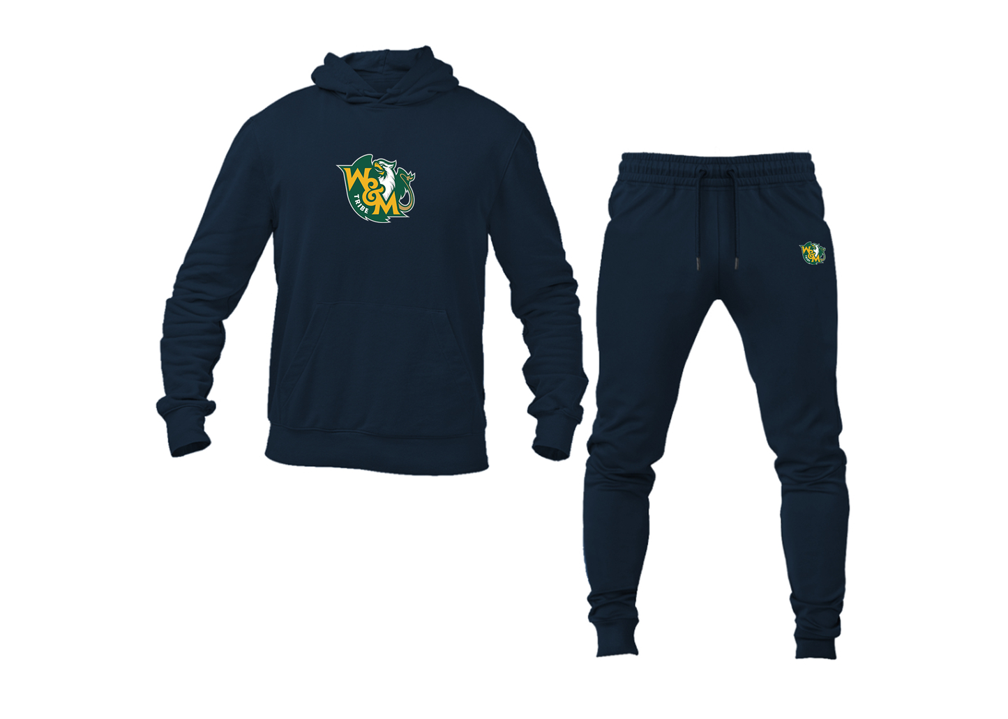 Men's William and Mary Tribe Hoodie Joggers Set