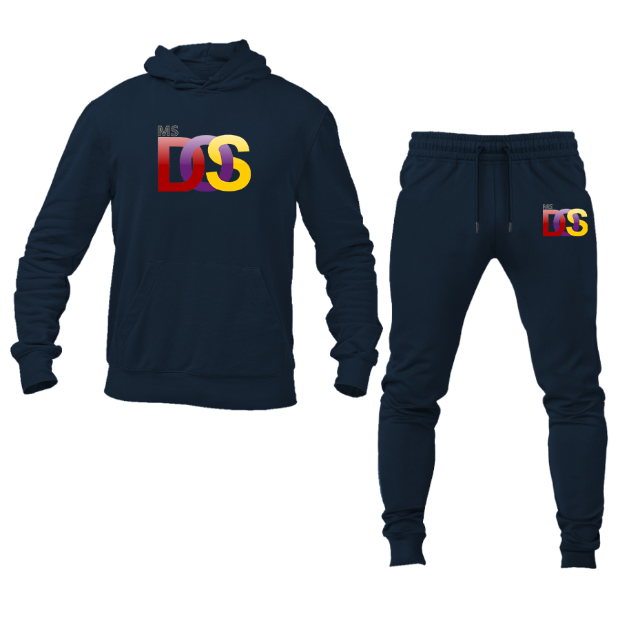 Men's MS DOS Logo Hoodie Joggers Set