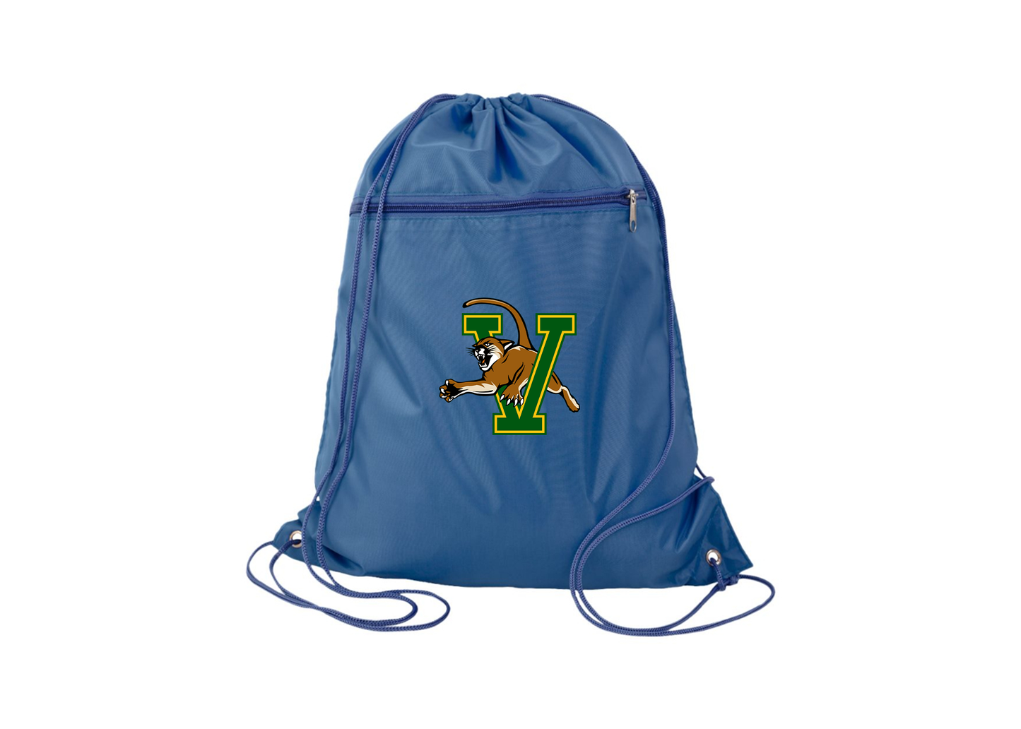 Vermont Catamounts Q-Tees - Polyester Cinchpack