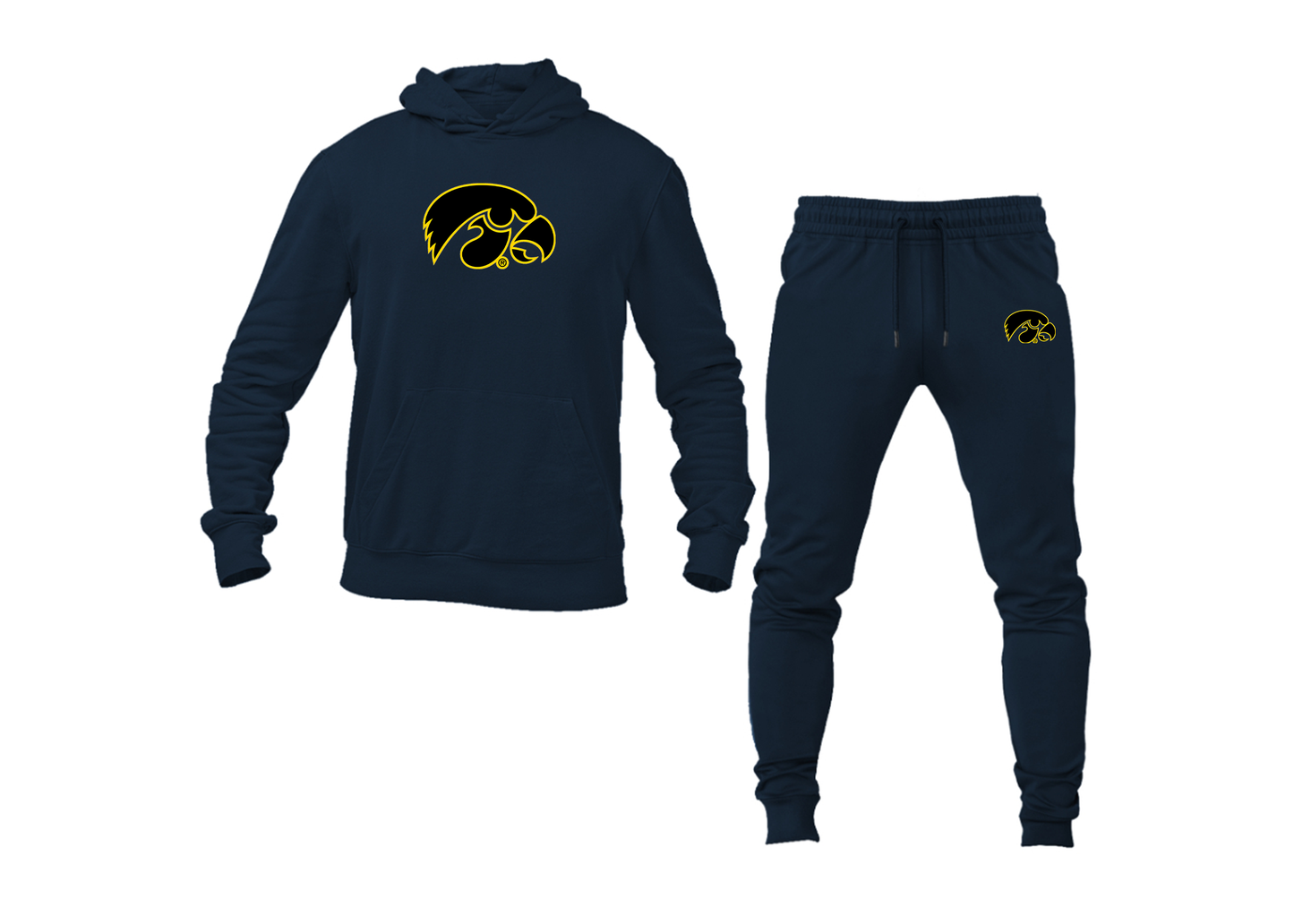 Men's Lowa Hawkeyes Logo Hoodie Joggers Set
