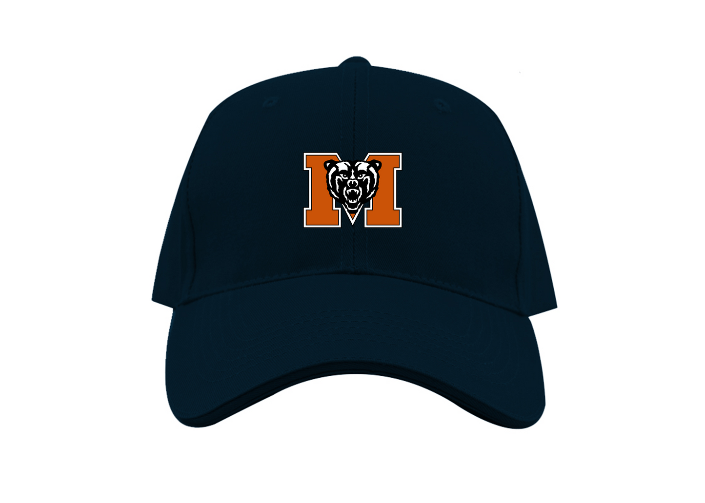 Mercer Bears Logo Dad Baseball Cap Hat