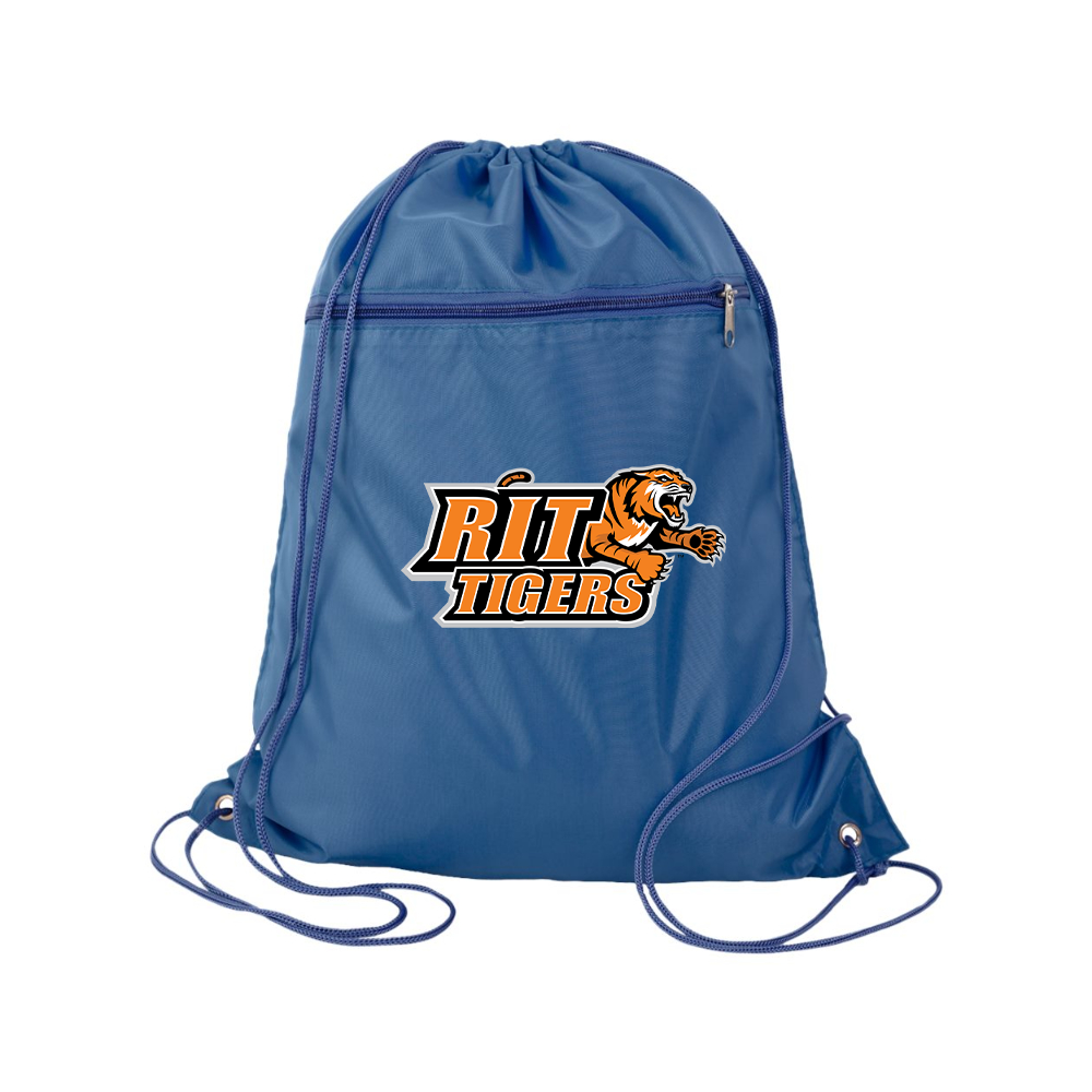 RIT Tigers Logo Q-Tees - Polyester Cinchpack