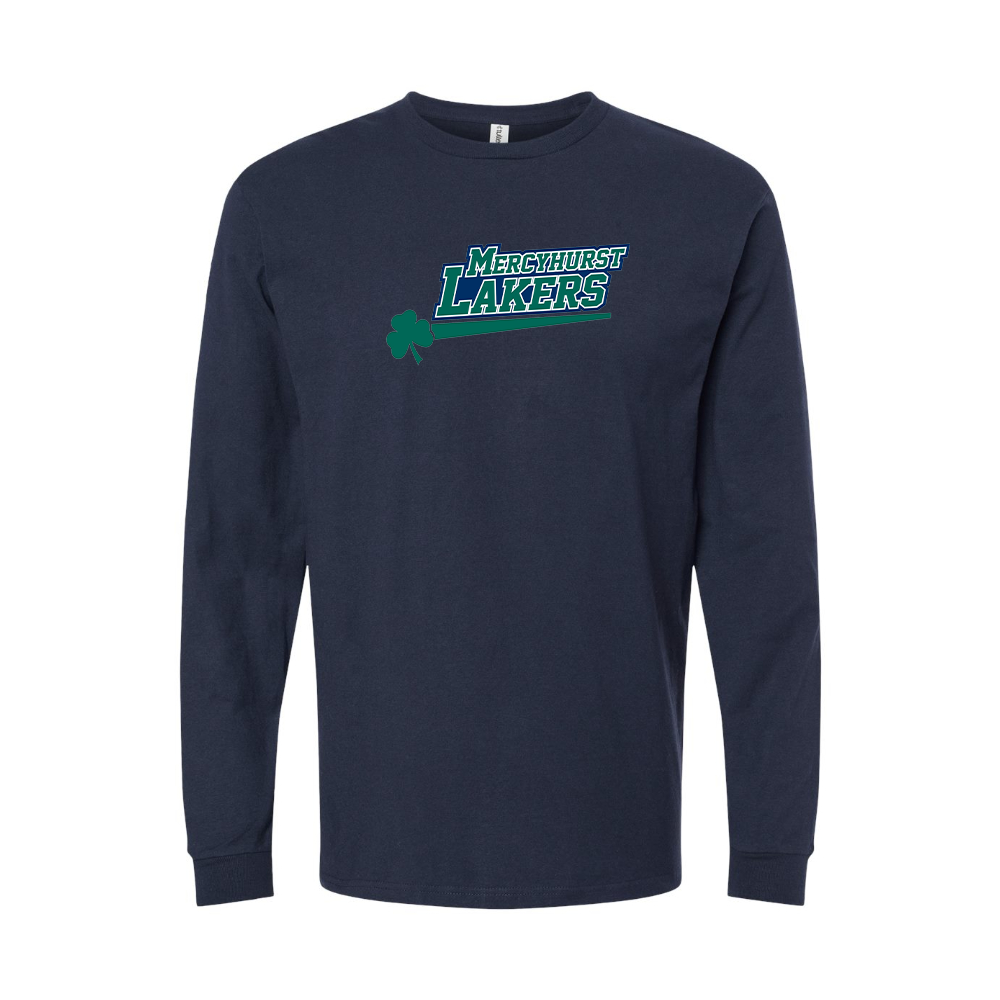 Youth Mercyhurst Lakers Logo Cotton Long Sleeve T-Shirt