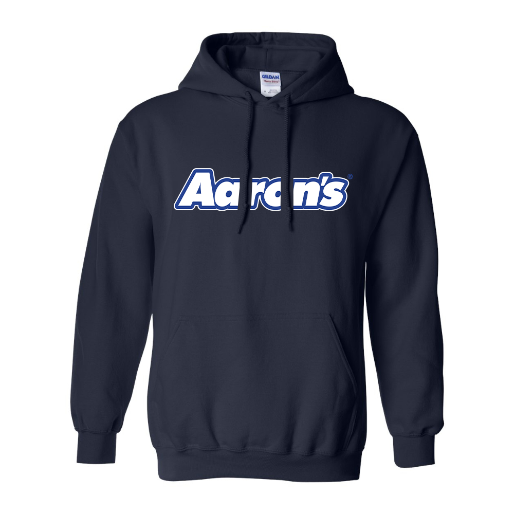 Men's Aaron_s Logo Gildan  Heavy Blend Hooded Sweatshirt