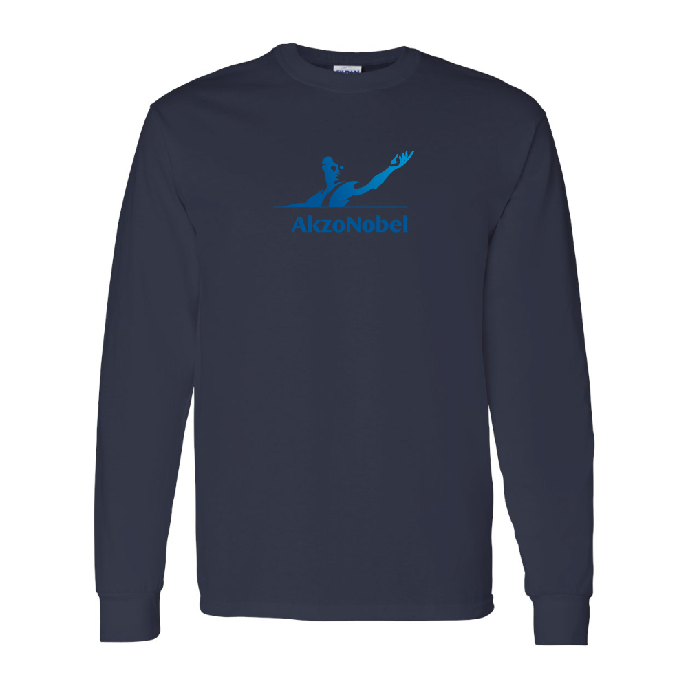 Men's AkzoNobel Logo Gildan Heavy Cotton Long Sleeve T-Shirt