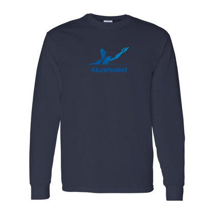 Men's AkzoNobel Logo Gildan Heavy Cotton Long Sleeve T-Shirt