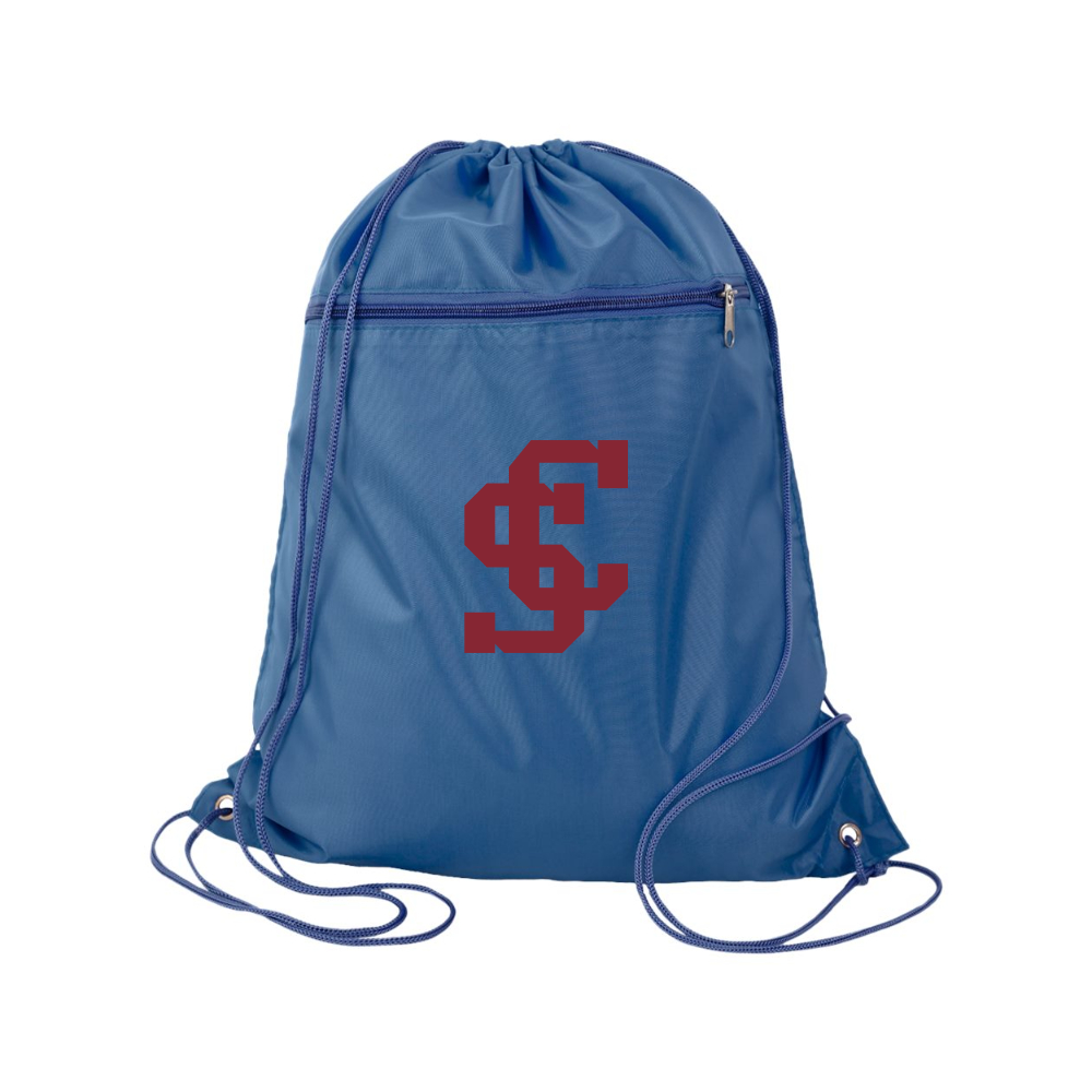Santa Clara Broncos Logo Q-Tees - Polyester Cinchpack