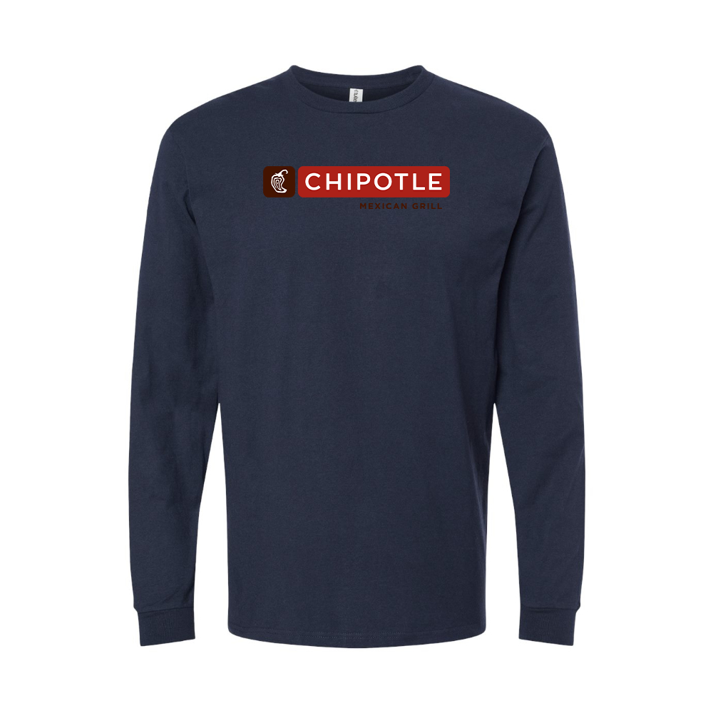 Youth Chipotle Logo Cotton Long Sleeve T-Shirt