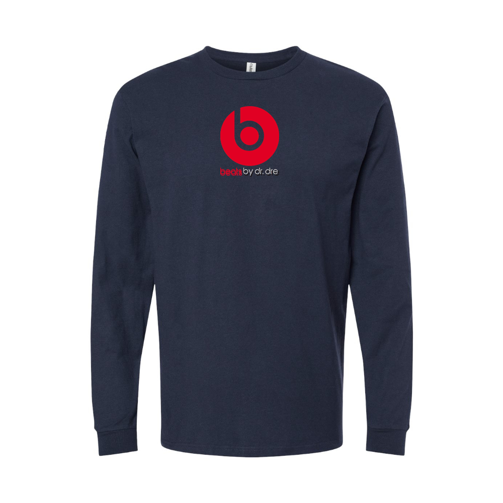 Men's Beats-by Dre Logo Long Sleeve T-Shirt