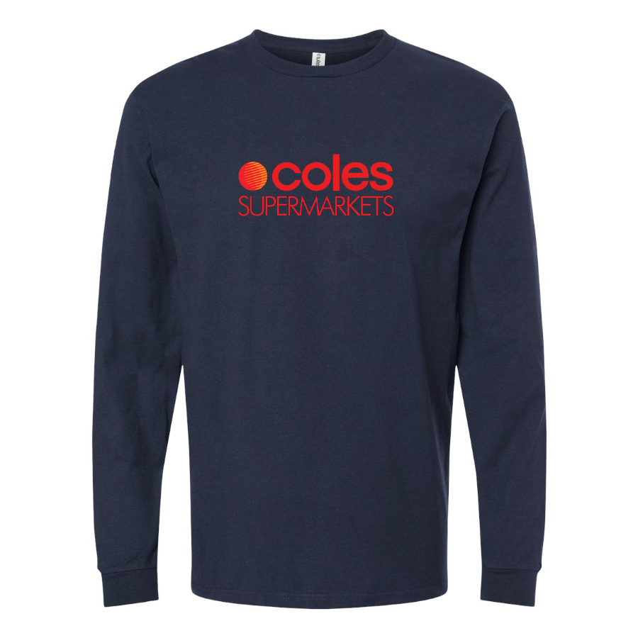 Men's Coles Supermarket Long Sleeve T-Shirt
