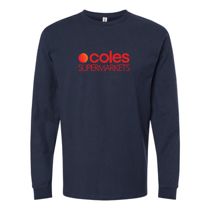 Men's Coles Supermarket Long Sleeve T-Shirt