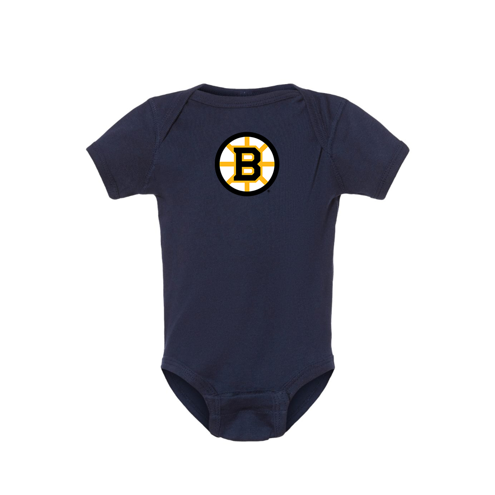 Boston Bruins Logo Baby Romper Onesie