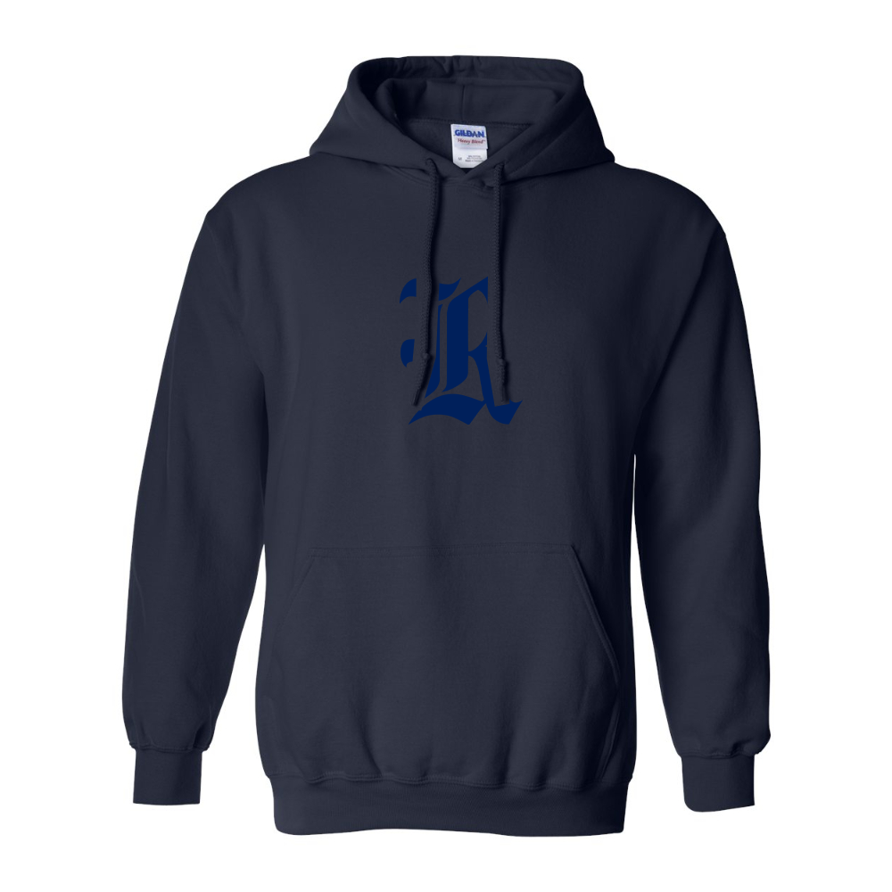 Men's Rice Owls Logo Gildan  Heavy Blend Hooded Sweatshirt
