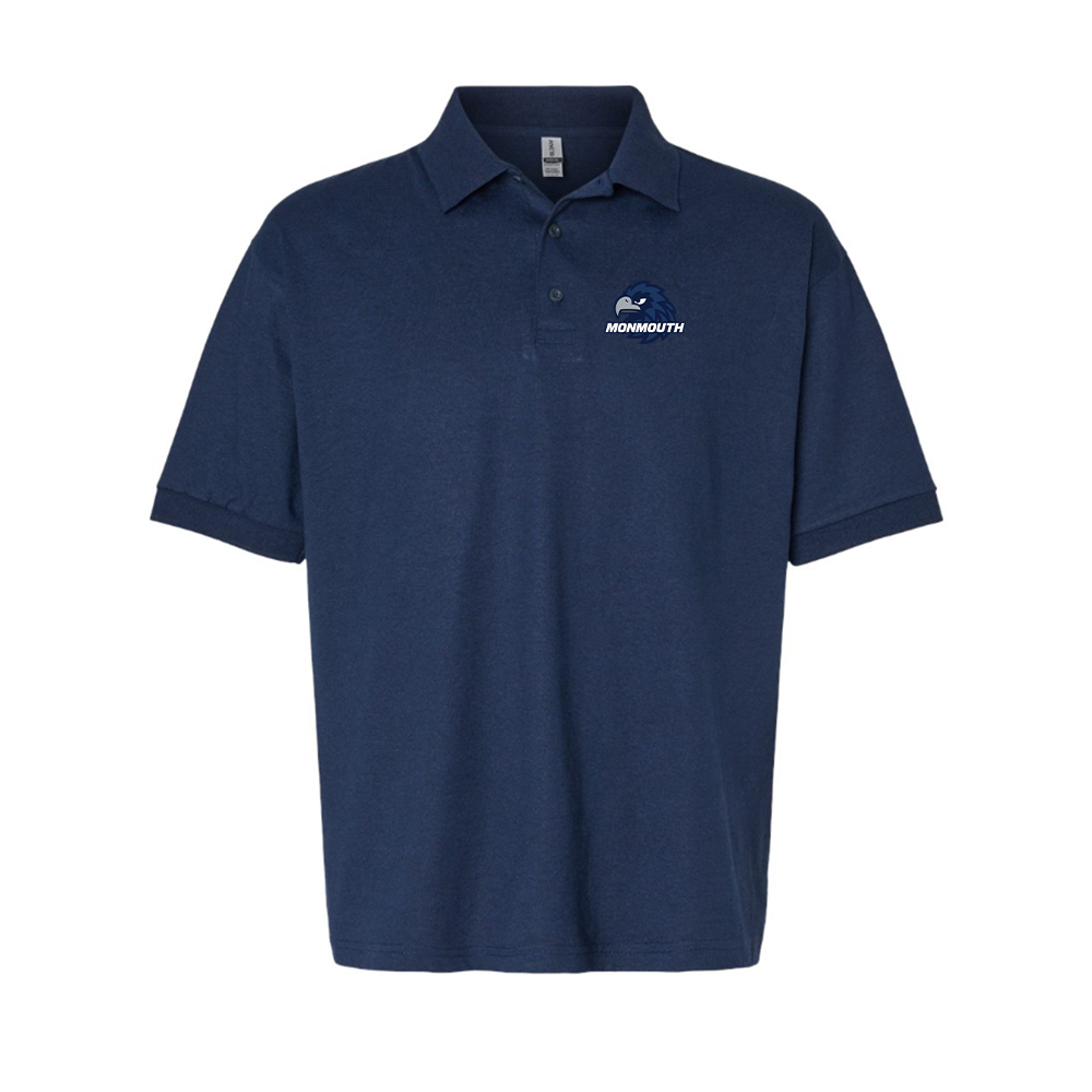 Men's Monmouth Hawks Logo Dry Blend Polo