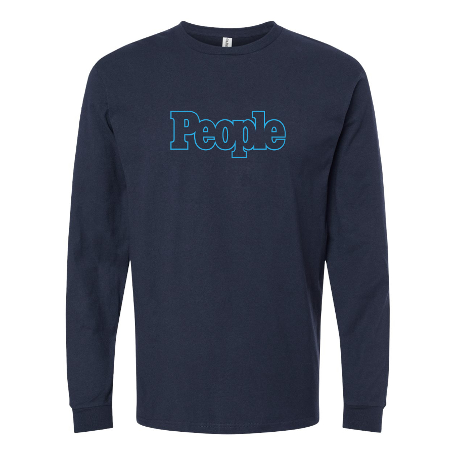 Men's People Magazine Logo Long Sleeve T-Shirt