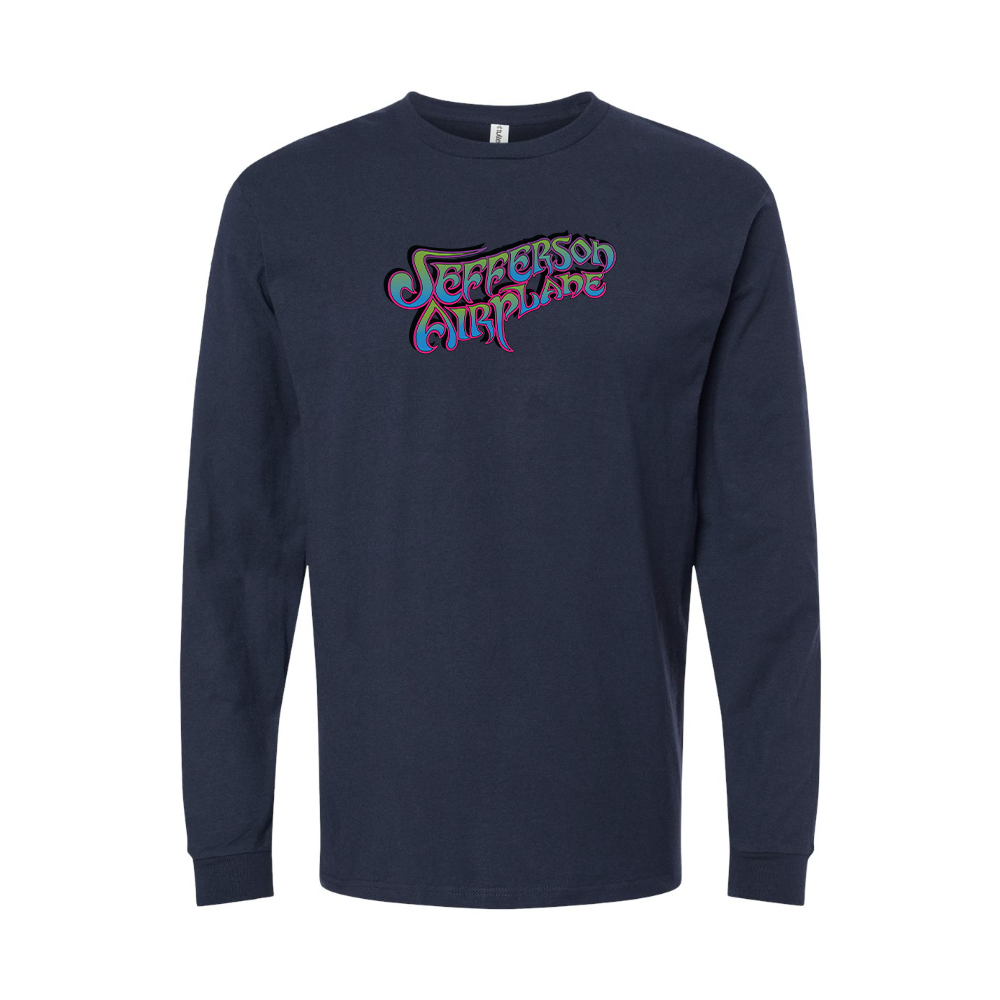 Youth Jefferson Airplane Logo Cotton Long Sleeve T-Shirt