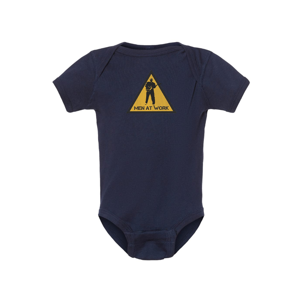 Men at Work Logo Baby Romper Onesie